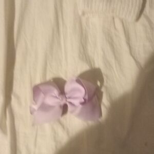 Charming Lilac Hair Bow for Kids